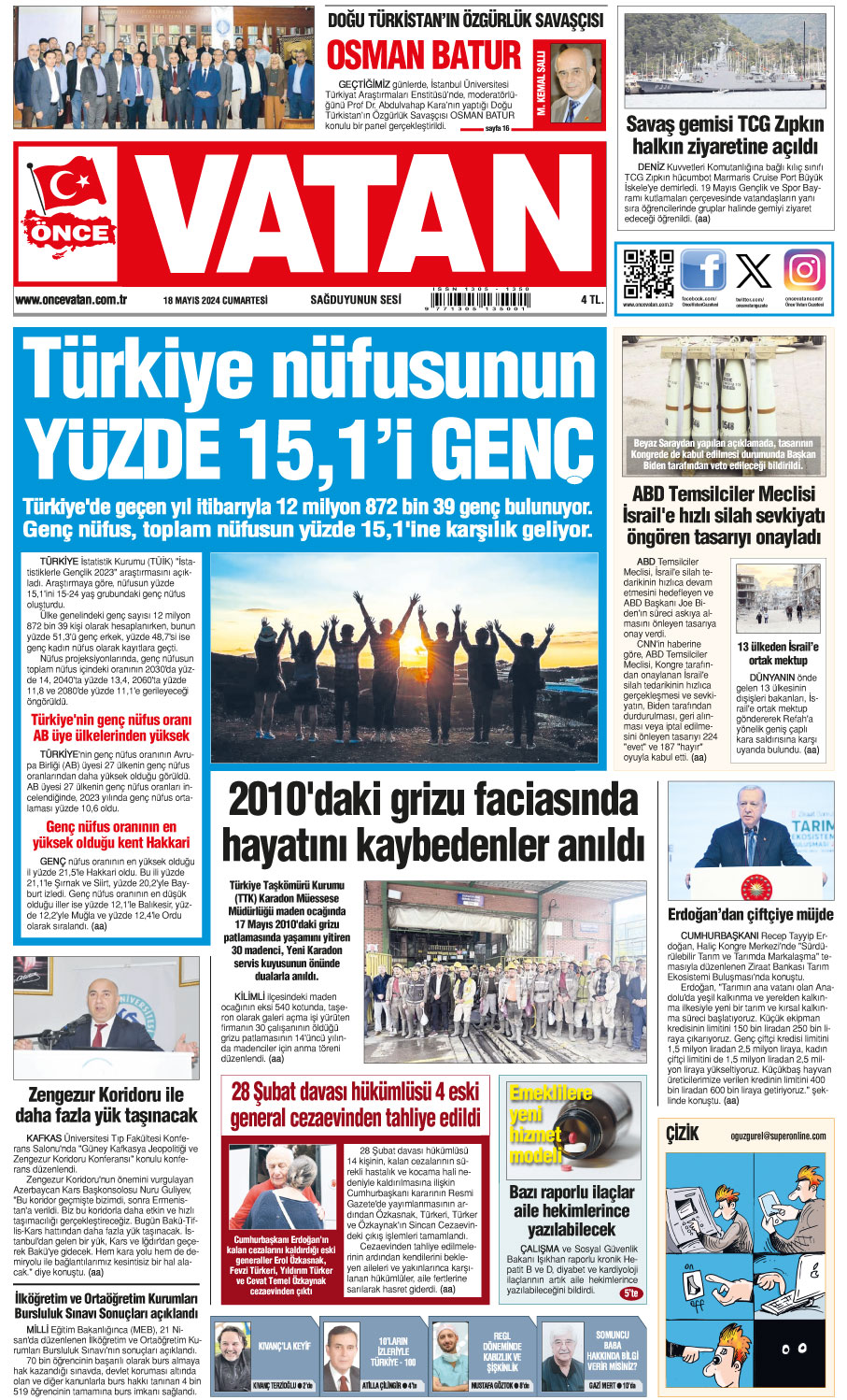 Önce Vatan gazetesi oku